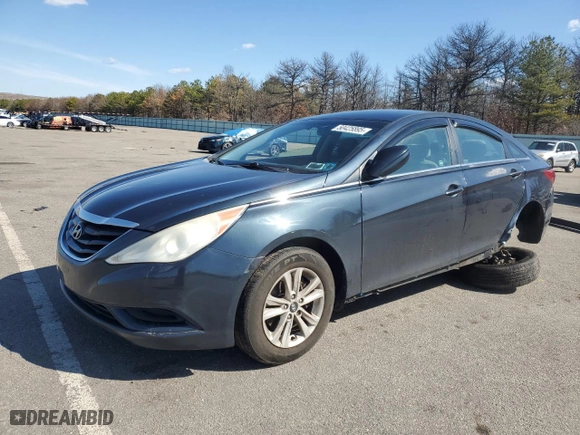 2011 Hyundai Sonata GLS PZEV with VIN 5NPEB4AC8BH091444, listed as a Copart auction lot 50425895 with 132,841 mi miles and Salvage Title. Bid and sale history available at carsss.com. Image 1.
