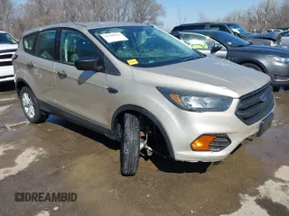 2018 Ford Escape S with VIN 1FMCU0F77JUA23013, listed as a IAAI auction lot 41768514 with 26,403 mi miles. Bid and sale history available at carsss.com. Image 1.