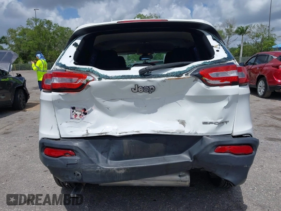 2017 Jeep Cherokee Sport with VIN 1C4PJLAB6HW661103, listed as a IAAI auction lot 41945706 with 95,991 mi miles. Bid and sale history available at carsss.com. Image 17.