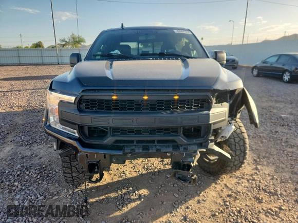 2018 Ford F-150 XL with VIN 1FTEW1E51JFE24106, listed as a Copart auction lot 63447235 with 32,509 mi miles and Salvage title. Bid and sale history available at DreamBid. Image 5.