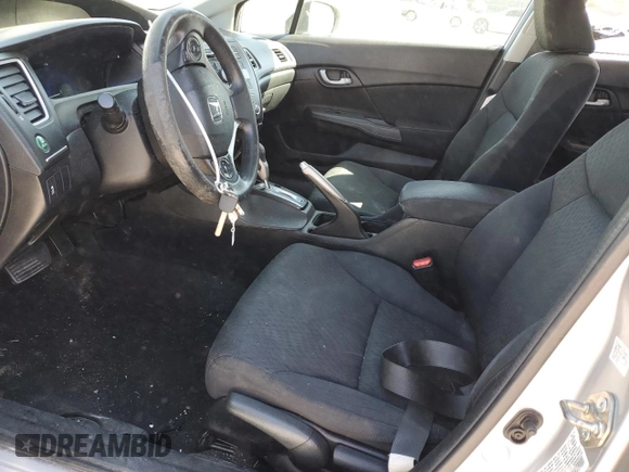 2014 Honda Civic Sedan LX with VIN 19XFB2F54EE078217, listed as a Copart auction lot 53268085 with 151,002 mi miles and Salvage Title. Bid and sale history available at carsss.com. Image 7.