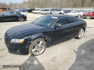 2009 Audi S5 with VIN WAURV78T29A053660, listed as a Copart auction lot 52752855 with 78,997 mi miles and Salvage Title. Bid and sale history available at carsss.com. Image 1.