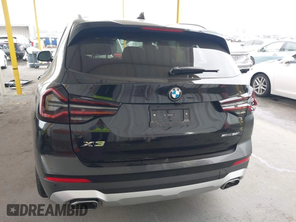 2024 BMW X3 sDrive30i with VIN WBX47DP01RN277348, listed as a IAAI auction lot 41730248 with 8,151 mi miles and . Bid and sale history available at DreamBid. Image 17.