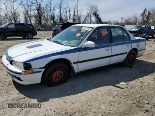 1993 Honda Accord z VIN 1HGCB7657PA186399, wystawiony jako Copart lot #49849055 z przebiegiem 203 783 mil mil oraz Szkoda całkowita • Salvage title. Historia ofert i sprzedaży dostępna na DreamBid. Obrazek 1.