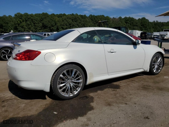 2011 Infiniti G37 Convertible with VIN JN1CV6FE9BM951221, listed as a Copart auction lot 68684104 with 128,161 mi miles and Salvage Title. Bid and sale history available at carsss.com. Image 3.