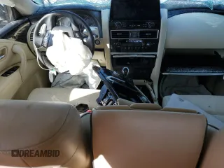 2024 Infiniti QX80 LUXE with VIN JN8AZ2AE2R9330185, listed as a Copart auction lot 45112575 with 0 mi miles and Salvage Title. Bid and sale history available at carsss.com. Image 8.