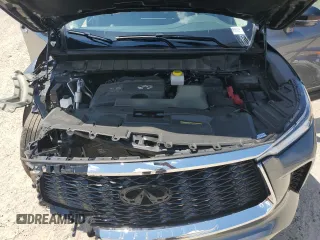 2023 Infiniti QX60 Luxe z VIN 5N1DL1FS1PC361586, wystawiony jako Copart lot #57611024 z przebiegiem 12 507 mil mil oraz Szkoda całkowita • Salvage title. Historia ofert i sprzedaży dostępna na DreamBid. Obrazek 12.