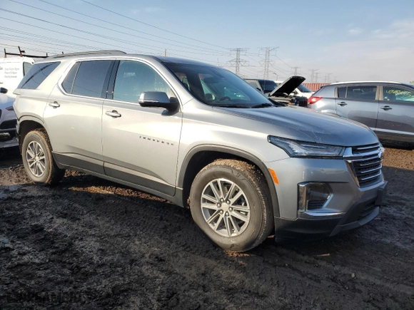2023 Chevrolet Traverse LT Cloth with VIN 1GNEVGKW6PJ255765, listed as a Copart auction lot 47609645 with 13,670 mi miles and Salvage Title. Bid and sale history available at carsss.com. Image 4.