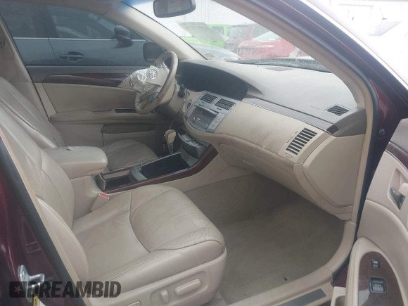 2008 Toyota Avalon XL with VIN 4T1BK36B78U259677, listed as a IAAI auction lot 41977275 with 246,736 mi miles. Bid and sale history available at carsss.com. Image 5.