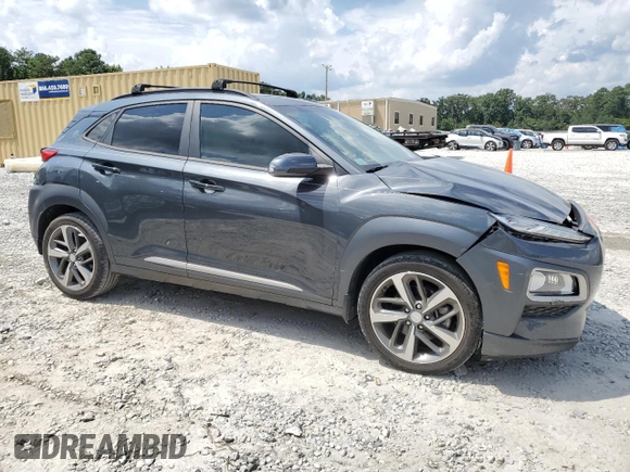 2019 Hyundai Kona Limited with VIN KM8K33A59KU372570, listed as a Copart auction lot 65702914 with 34,781 mi miles and Non Repairable. Bid and sale history available at carsss.com. Image 4.