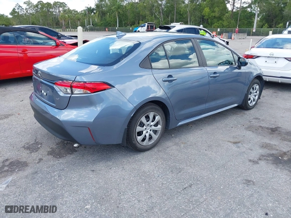 2024 Toyota Corolla LE with VIN 5YFB4MDE0RP226276, listed as a IAAI auction lot 41902500 with 5,908 mi miles. Bid and sale history available at carsss.com. Image 4.