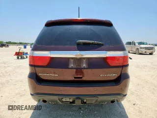 2012 Dodge Durango Citadel with VIN 1C4SDHET0CC120012, listed as a Copart auction lot 60443145 with 179,772 mi miles and Salvage title. Bid and sale history available at DreamBid. Image 6.