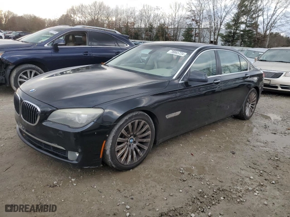 2009 BMW 7 Series 750Li with VIN WBAKB835X9CY62045, listed as a Copart auction lot 78865724 with 132,879 mi miles and Clean Title. Bid and sale history available at carsss.com. Image 1.