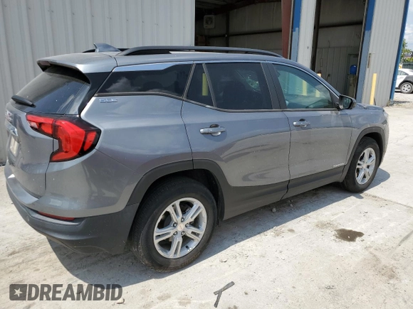 2021 GMC Terrain SLE with VIN 3GKALMEV0ML357375, listed as a Copart auction lot 68809014 with 73,186 mi miles and Salvage title. Bid and sale history available at DreamBid. Image 3.