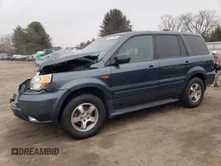 2006 Honda Pilot EX-L with VIN 5FNYF187X6B001398, listed as a Copart auction lot 44777805 with 202,226 mi miles and Clean Title. Bid and sale history available at DreamBid. Image 1.