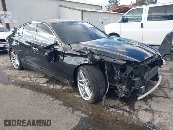2023 Infiniti Q50 Luxe with VIN JN1EV7BP7PM511298, listed as a IAAI auction lot 41702893 with 29,908 mi miles and . Bid and sale history available at DreamBid. Image 1.