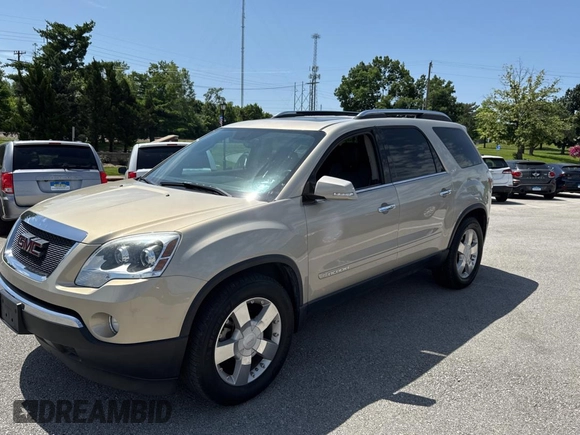 2007 GMC Acadia SLT с VIN 1GKEV33727J153571, выставлен на аукционе Copart как лот 62330495 с пробегом 140 868 миль миль и Чистый • Clean title. История ставок и продаж доступна на DreamBid. Изображение 2.