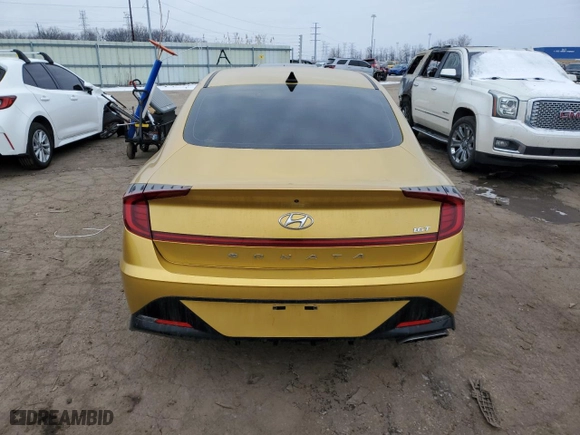 2020 Hyundai Sonata SEL Plus with VIN 5NPEJ4J23LH010507, listed as a Copart auction lot 44757735 with 58,687 mi miles and Salvage Title. Bid and sale history available at carsss.com. Image 6.