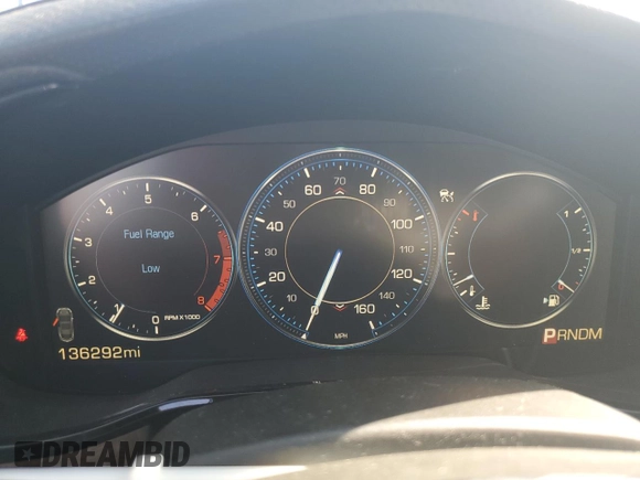 2014 Cadillac CTS Premium AWD with VIN 1G6AZ5S34E0123356, listed as a Copart auction lot 69327504 with 136,292 mi miles and Salvage Title. Bid and sale history available at DreamBid. Image 9.