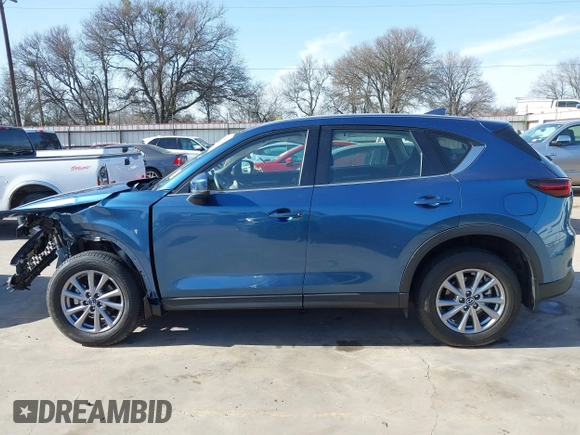 2023 Mazda CX-5 2.5 S with VIN JM3KFBAM4P0281628, listed as a IAAI auction lot 41724158 with 6,013 mi miles. Bid and sale history available at carsss.com. Image 15.