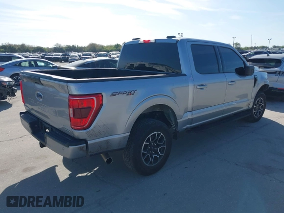 2023 Ford F-150 XL with VIN 1FTFW1E82PFA40245, listed as a IAAI auction lot 41696814 with 31,782 mi miles. Bid and sale history available at carsss.com. Image 4.
