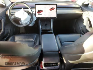2018 Tesla Model 3 Long Range Battery with VIN 5YJ3E1EAXJF047285, listed as a Copart auction lot 87875175 with 114,896 mi miles and Salvage Title. Bid and sale history available at DreamBid. Image 8.