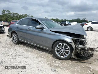 2017 Mercedes-Benz C 300 with VIN 55SWF4KB7HU197422, listed as a Copart auction lot 55016885 with 106,064 mi miles and Non repairable. Bid and sale history available at DreamBid. Image 4.