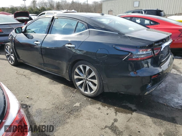 2023 Nissan Maxima Platinum with VIN 1N4AA6FV2PC505995, listed as a Copart auction lot 45787585 with 12,524 mi miles and Salvage title. Bid and sale history available at DreamBid. Image 2.