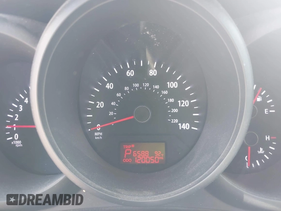2013 Kia Soul with VIN KNDJT2A56D7606630, listed as a IAAI auction lot 42010848 with 120,050 mi miles and . Bid and sale history available at DreamBid. Image 7.