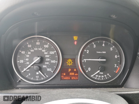 2015 BMW X1 xDrive28i with VIN WBAVL1C58FVY28378, listed as a Copart auction lot 49800065 with 114,059 mi miles and Salvage Title. Bid and sale history available at carsss.com. Image 9.