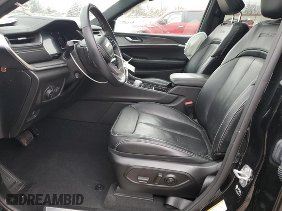 2022 Jeep Grand Cherokee Overland with VIN 1C4RJKDG1N8638676, listed as a Copart auction lot 82389224 with 22,451 mi miles and Salvage title. Bid and sale history available at DreamBid. Image 7.