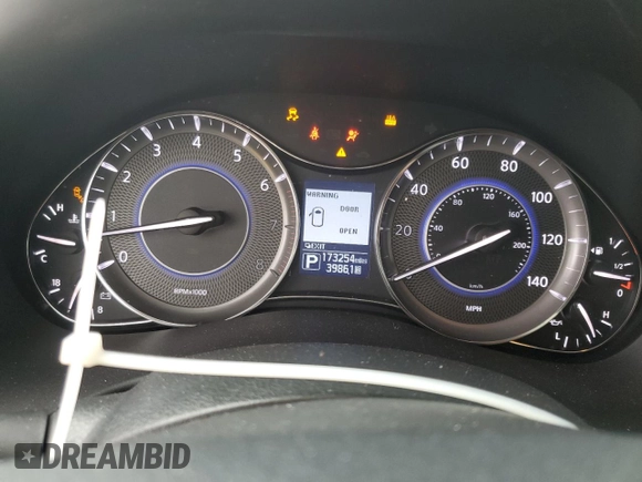 2013 Infiniti QX56 with VIN JN8AZ2NF3D9531167, listed as a Copart auction lot 54248225 with 173,254 mi miles and Salvage title. Bid and sale history available at DreamBid. Image 9.