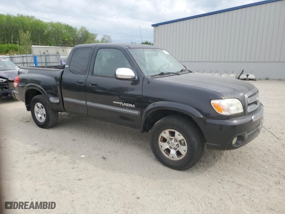 2005 Toyota Tundra SR5 with VIN 5TBBT44125S470330, listed as a Copart auction lot 53440695 with 135,476 mi miles and Clean Title. Bid and sale history available at carsss.com. Image 4.
