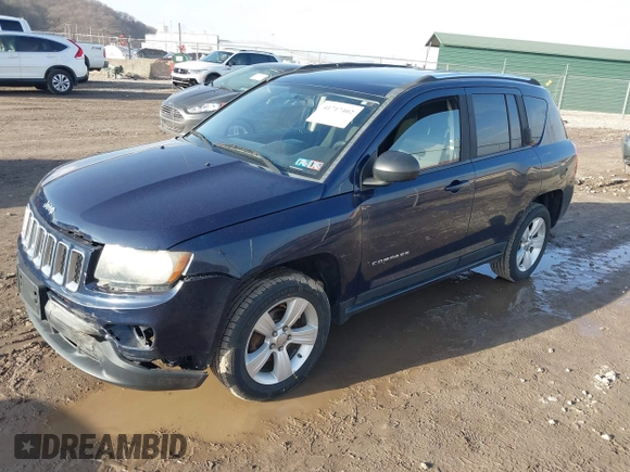 2012 Jeep Compass Latitude with VIN 1C4NJCEA6CD610147, listed as a IAAI auction lot 41717402 with 184,349 mi miles. Bid and sale history available at carsss.com. Image 2.