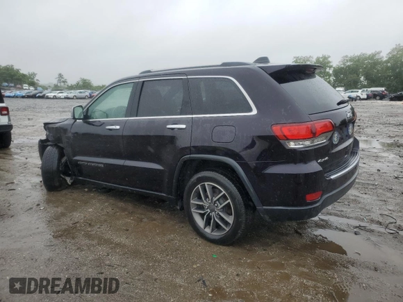 2020 Jeep Grand Cherokee Limited with VIN 1C4RJFBG4LC237921, listed as a Copart auction lot 60778655 with 128,281 mi miles and Salvage title. Bid and sale history available at DreamBid. Image 2.