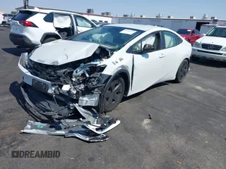 2023 Toyota Prius LE with VIN JTDACAAU7P3013923, listed as a IAAI auction lot 42600973 with 33,958 mi miles and . Bid and sale history available at DreamBid. Image 17.