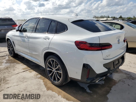 2022 BMW X4 xDrive30i with VIN 5UX33DT03N9J86660, listed as a Copart auction lot 49048433 with 13,694 mi miles. Bid and sale history available at carsss.com. Image 2.