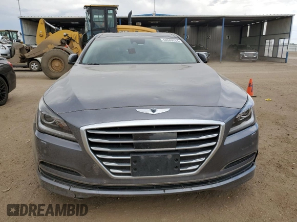 2015 Hyundai Genesis 3.8L with VIN KMHGN4JE6FU077972, listed as a Copart auction lot 60569254 with 0 mi miles and Clean Title. Bid and sale history available at carsss.com. Image 5.