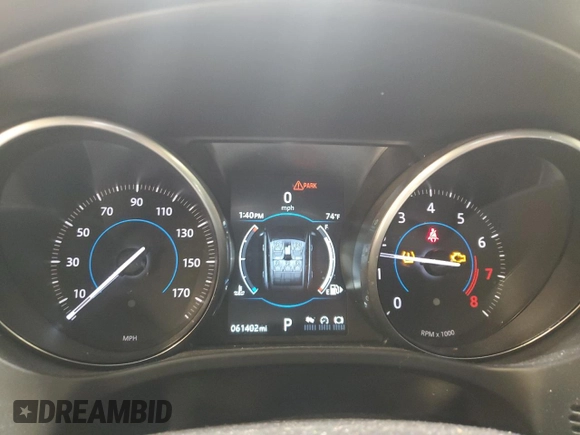 2017 Jaguar F-Pace 35t Premium with VIN SADCJ2BV4HA489317, listed as a Copart auction lot 54831305 with 61,402 mi miles and Salvage Title. Bid and sale history available at DreamBid. Image 9.