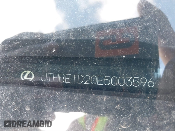 2014 Lexus IS 350 z VIN JTHBE1D20E5003596, wystawiony jako IAAI lot #40790329 z przebiegiem 132 011 mil mil oraz . Historia ofert i sprzedaży dostępna na DreamBid. Obrazek 9.