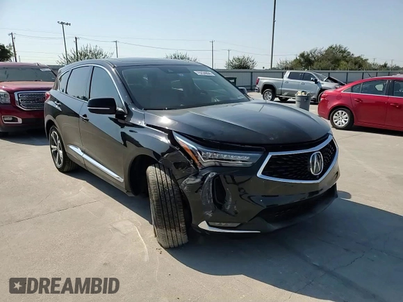 2023 Acura RDX w/Advance Package with VIN 5J8TC2H75PL015072, listed as a Copart auction lot 75234804 with 6,977 mi miles and Salvage Title. Bid and sale history available at carsss.com. Image 11.