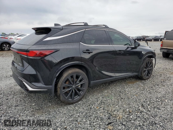 2023 Lexus RX 350 with VIN 2T2BAMCA7PC004804, listed as a Copart auction lot 51845555 with 24,797 mi miles and Salvage Title. Bid and sale history available at DreamBid. Image 3.