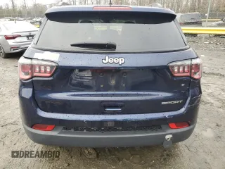 2018 Jeep Compass Sport with VIN 3C4NJCAB0JT233367, listed as a Copart auction lot 85420204 with 105,812 mi miles and Salvage Title. Bid and sale history available at carsss.com. Image 6.
