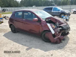 2021 Mitsubishi Mirage ES z VIN ML32AUHJ1MH009455, wystawiony jako Copart lot #55113105 z przebiegiem 67 895 mil mil oraz Szkody całkowita. Historia ofert i sprzedaży dostępna na DreamBid. Obrazek 4.