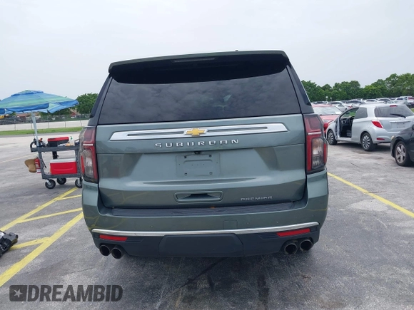 2023 Chevrolet Suburban Premier with VIN 1GNSCFKD2PR377493, listed as a IAAI auction lot 42426988 with 71,365 mi miles and . Bid and sale history available at DreamBid. Image 17.