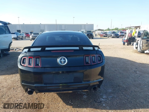 2014 Ford Mustang V6 with VIN 1ZVBP8AM9E5200757, listed as a IAAI auction lot 41976671 with 125,058 mi miles. Bid and sale history available at carsss.com. Image 16.