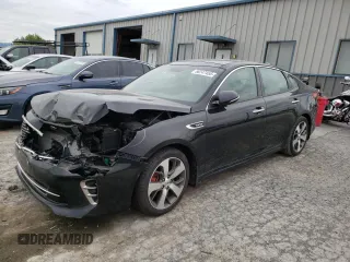 2017 Kia Optima SX with VIN 5XXGW4L25HG125958, listed as a Copart auction lot 58247455 with 24,809 mi miles and Salvage title. Bid and sale history available at DreamBid. Image 1.