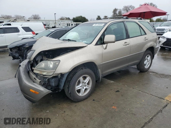 2000 Lexus RX 300 with VIN JT6HF10U7Y0113215, listed as a Copart auction lot 85126554 with 225,652 mi miles and Salvage Title. Bid and sale history available at carsss.com. Image 1.