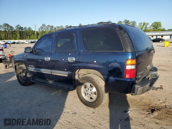 2002 Chevrolet Tahoe LS with VIN 1GNEC13ZX2J173770, listed as a Copart auction lot 52108985 with 273,327 mi miles and Salvage title. Bid and sale history available at DreamBid. Image 2.