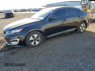 2013 Kia Optima Hybrid LX with VIN KNAGM4AD9D5058688, listed as a Copart auction lot 77583184 with 155,188 mi miles and Salvage Title. Bid and sale history available at carsss.com. Image 1.